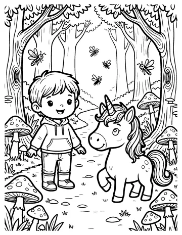 Enchanted Forest coloring page