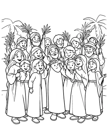 Every Nation Worships coloring page