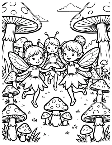 Fairy Ring coloring page