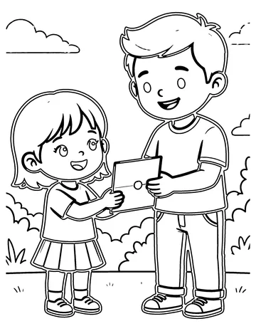 Father's Day coloring page