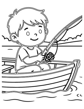 Fishing Trip coloring page
