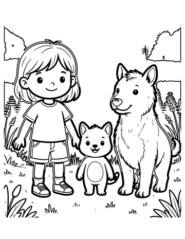 Foggy Morning coloring page