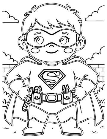 Gadget Belt coloring page