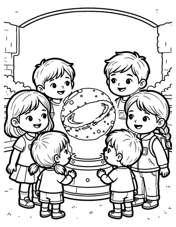 Galaxy Map coloring page