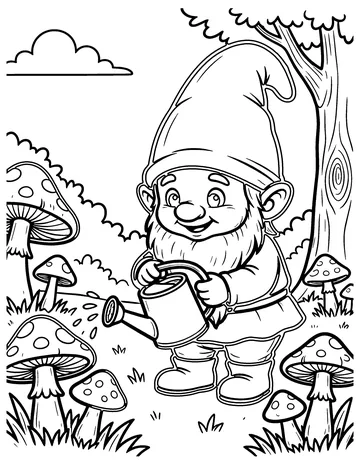 Garden Gnome coloring page