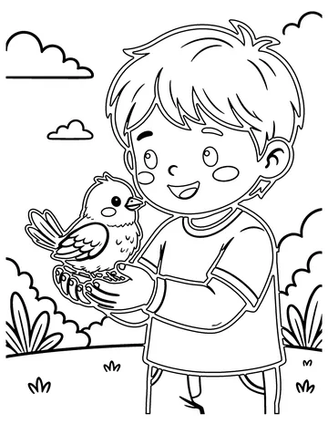 Gentleness coloring page