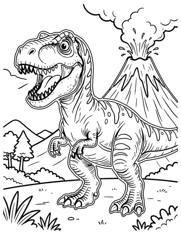 Giganotosaurus coloring page