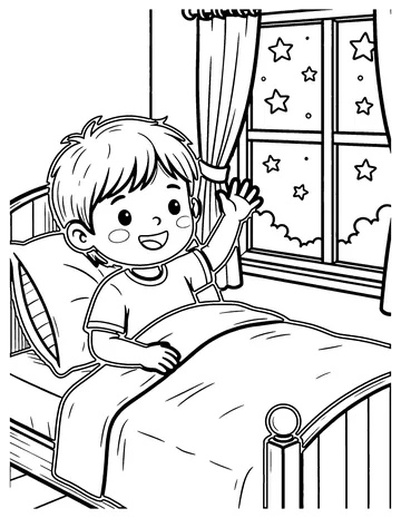 Good Night, Sleep Tight coloring page