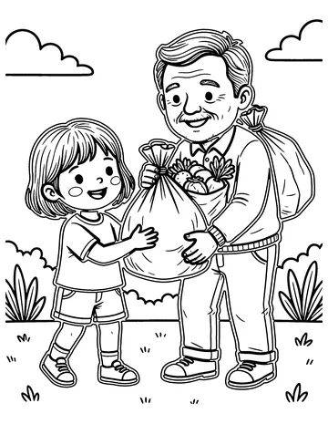 Goodness coloring page