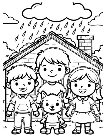 Hailstorm coloring page