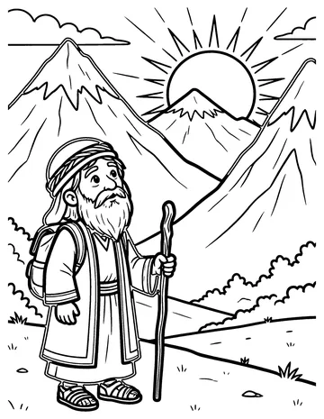 Help from the Hills coloring page