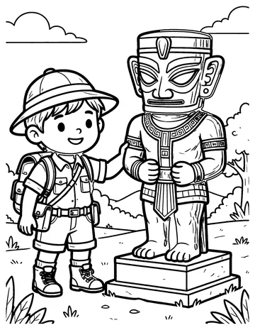 Hidden Treasure coloring page