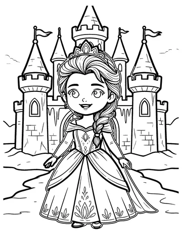Ice Palace coloring page