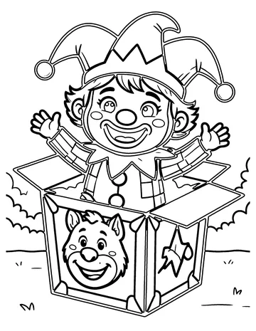 Jack in the Box coloring page