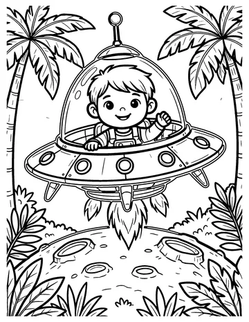 Landing Party coloring page