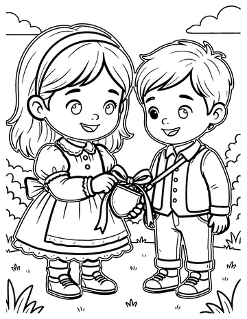 Lucy Locket coloring page