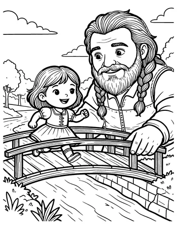 Molly Whuppie coloring page