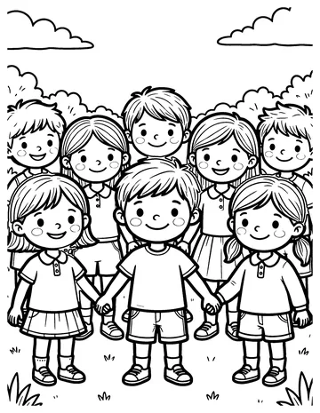 Monday's Child coloring page