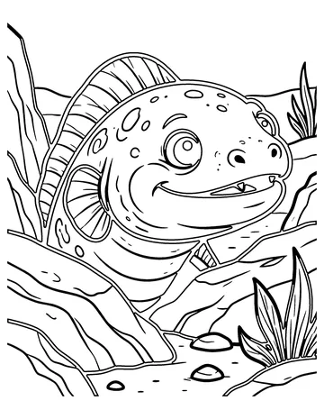 Moray Eel coloring page