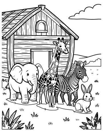 Out of the Ark coloring page