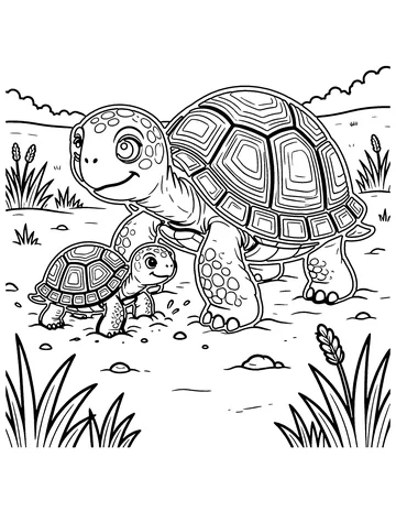 Over in the Meadow coloring page
