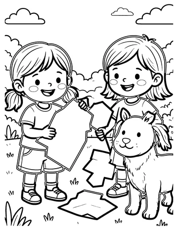 Paper Crafts coloring page