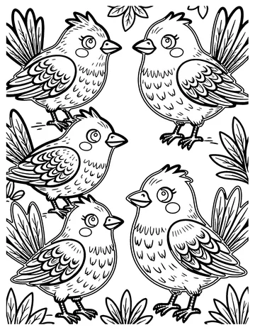 Paper Cut Art coloring page