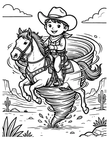 Pecos Bill coloring page