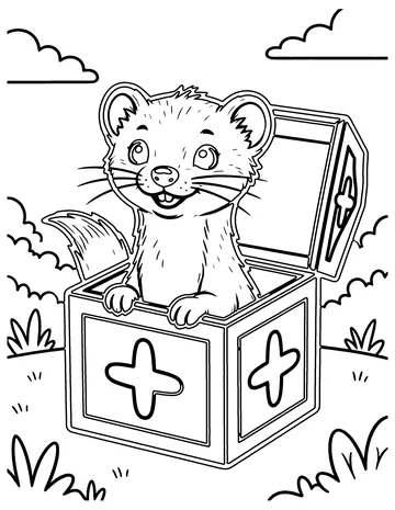 Pop Goes the Weasel coloring page