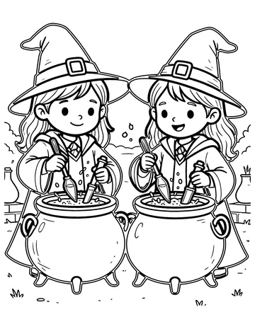Potion Class coloring page