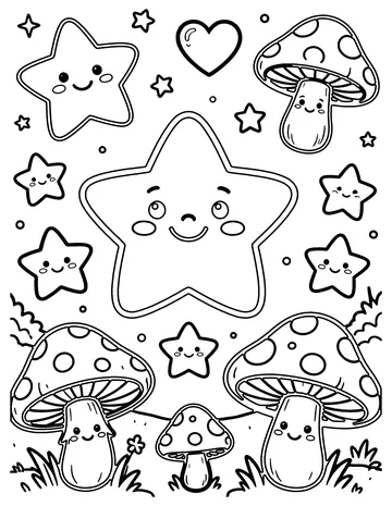 Power-Ups coloring page