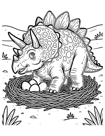 Protoceratops coloring page