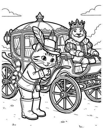 Puss in Boots coloring page