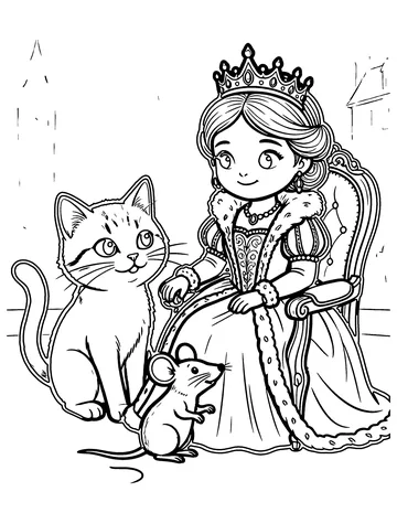 Pussy Cat, Pussy Cat coloring page