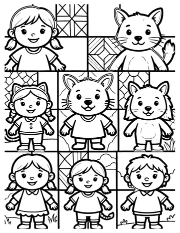 Quilt Patterns coloring page