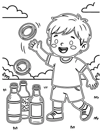 Ring Toss coloring page