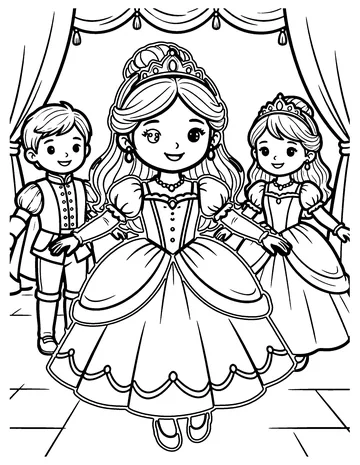 Royal Ball coloring page