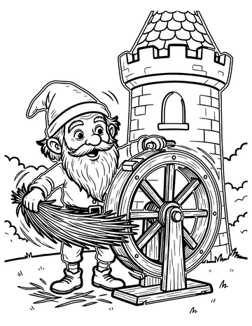 Rumpelstiltskin coloring page