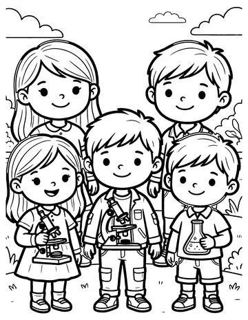 Science Kit coloring page