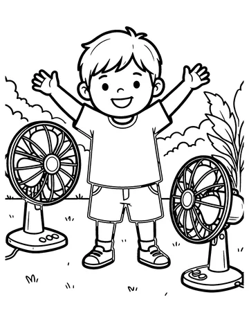 Seventh-Inning Stretch coloring page