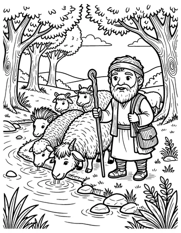 Still Waters coloring page