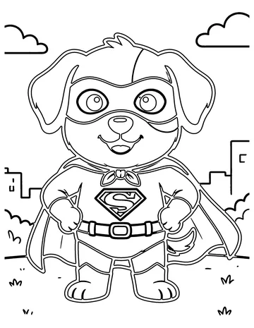 Super Pet coloring page