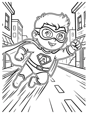 Super Speed coloring page