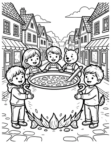 Sweet Porridge coloring page