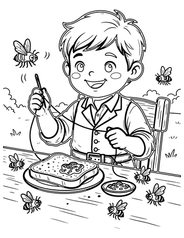 The Brave Little Tailor coloring page