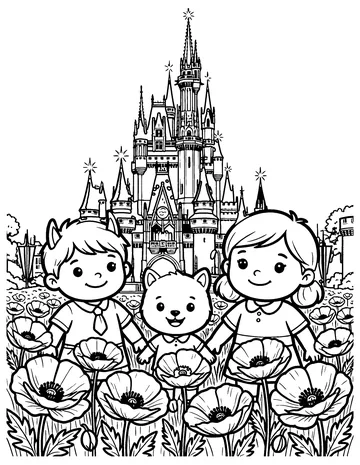 The Emerald City coloring page