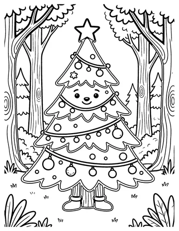 The Fir Tree coloring page