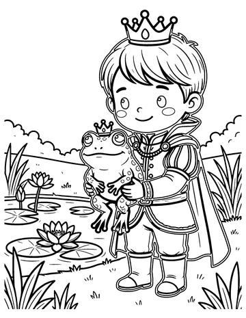 The Frog Princess coloring page