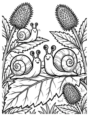 The Happy Family coloring page