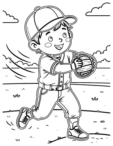 The Pitcher coloring page